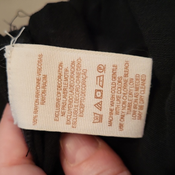 Free people black embroidered top - Picture 4 of 4